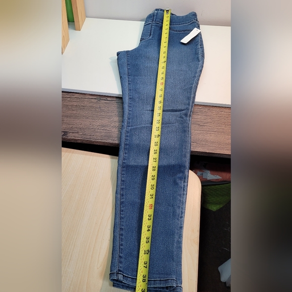NINE WEST Heidi Pull-on Crop Blue Skinny Jeans Size 6 - Picture 8 of 9